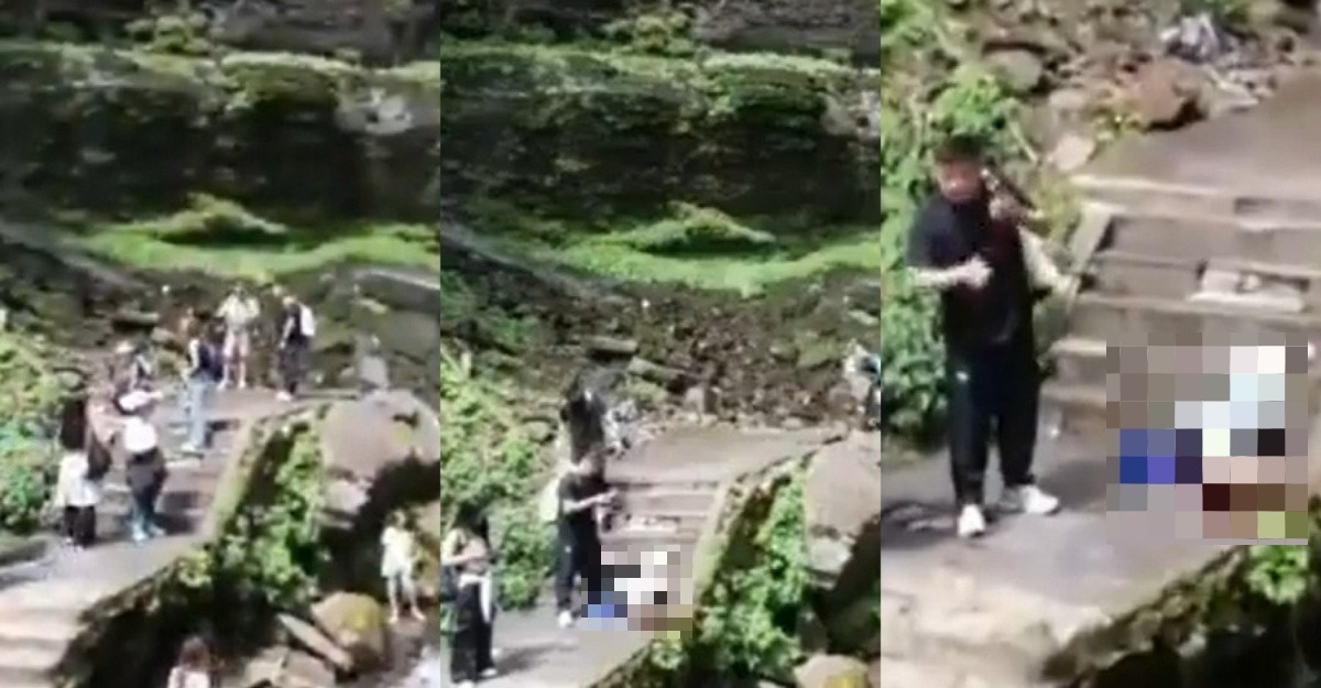 maut ditimpa bongkah batu