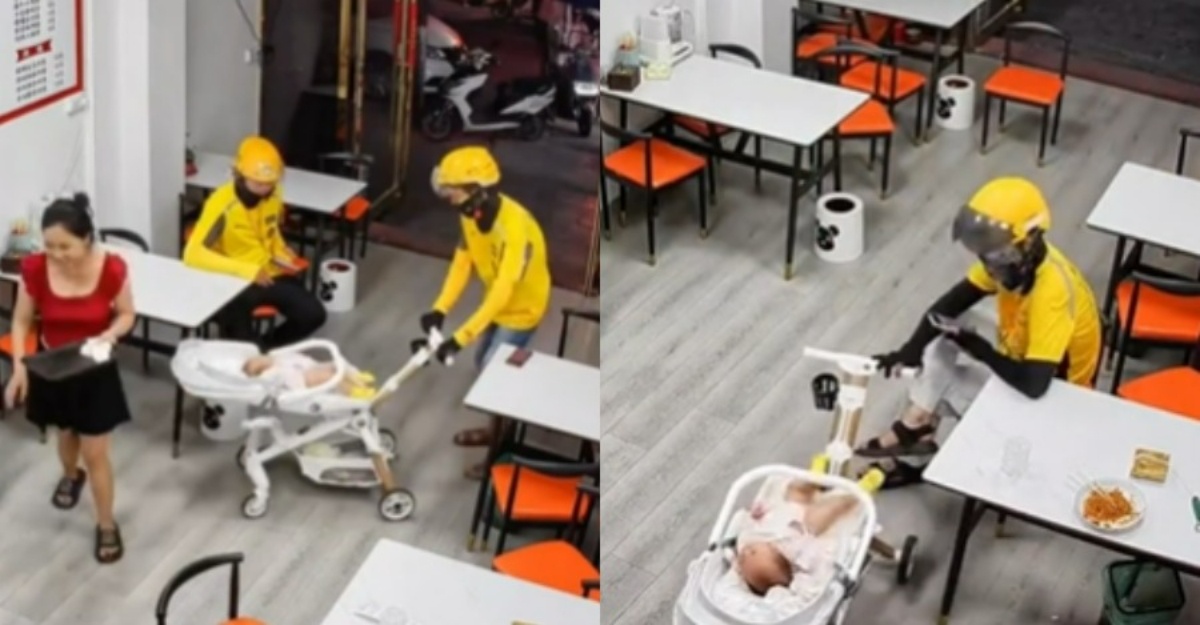 rider jaga anak pemilik restoran