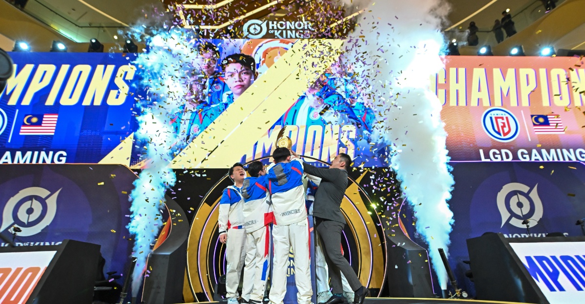 lgd gaming juara honor of kings