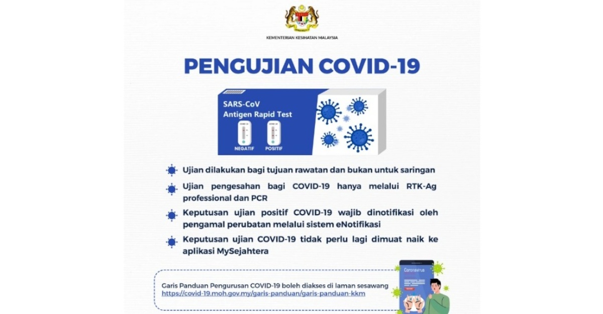 Keputusan ujian Covid-19