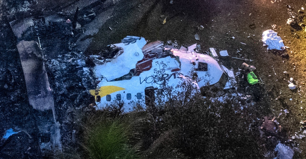 pesawat terhempas di brazil