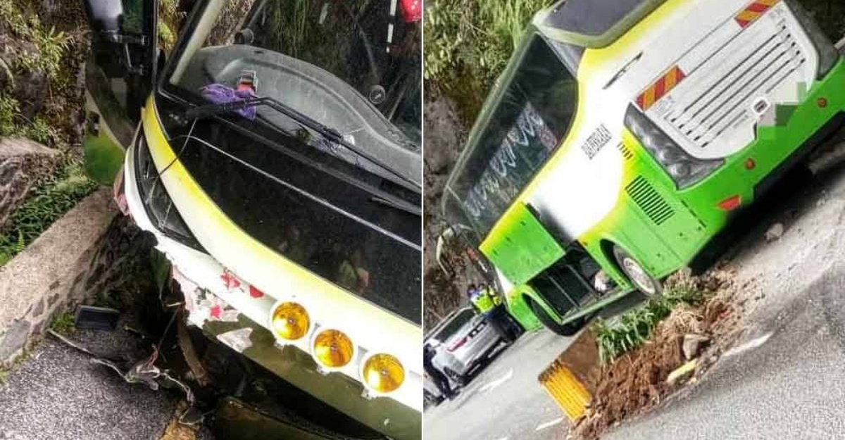 bas 20 penumpang terbabas