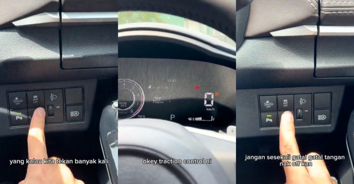 fungsi butang kereta