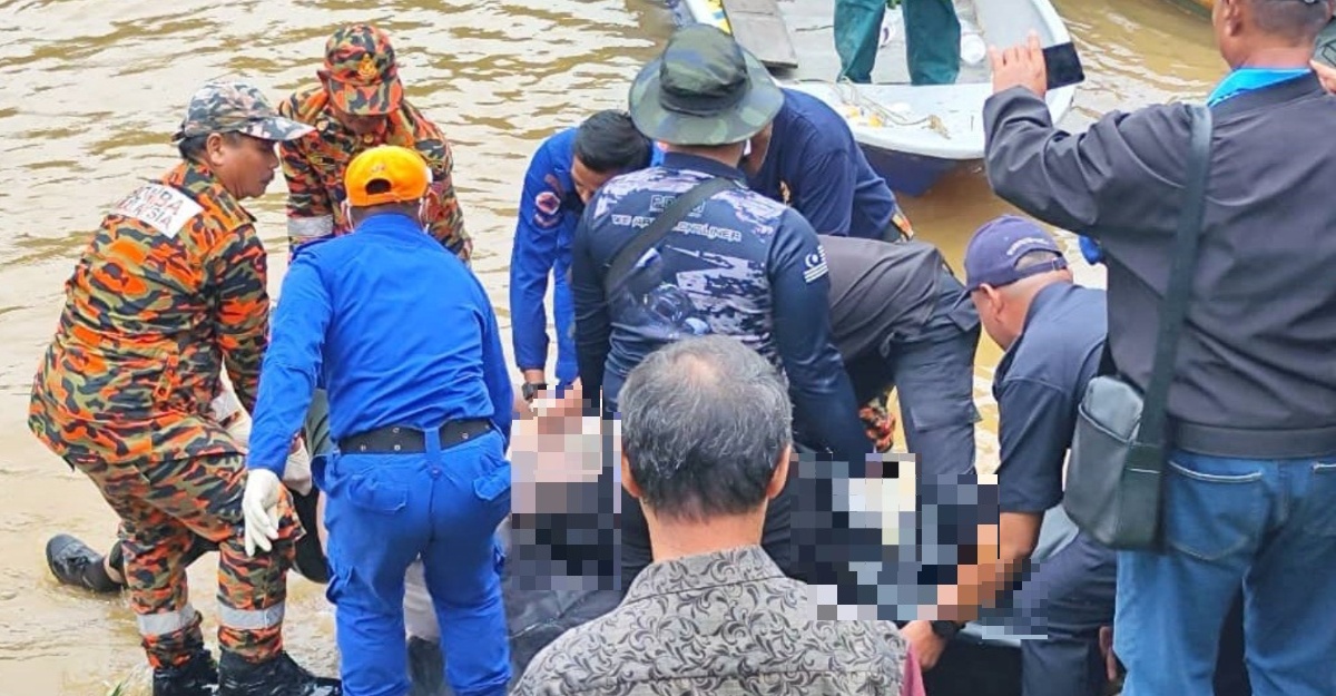 Mayat Bot Karam Sungai Kayan