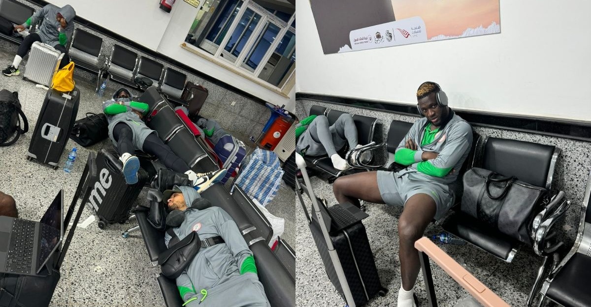 nigeria terkandas lapangan terbang