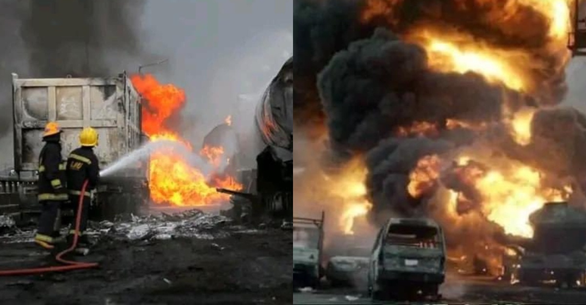 letupan lori tangki 100 maut