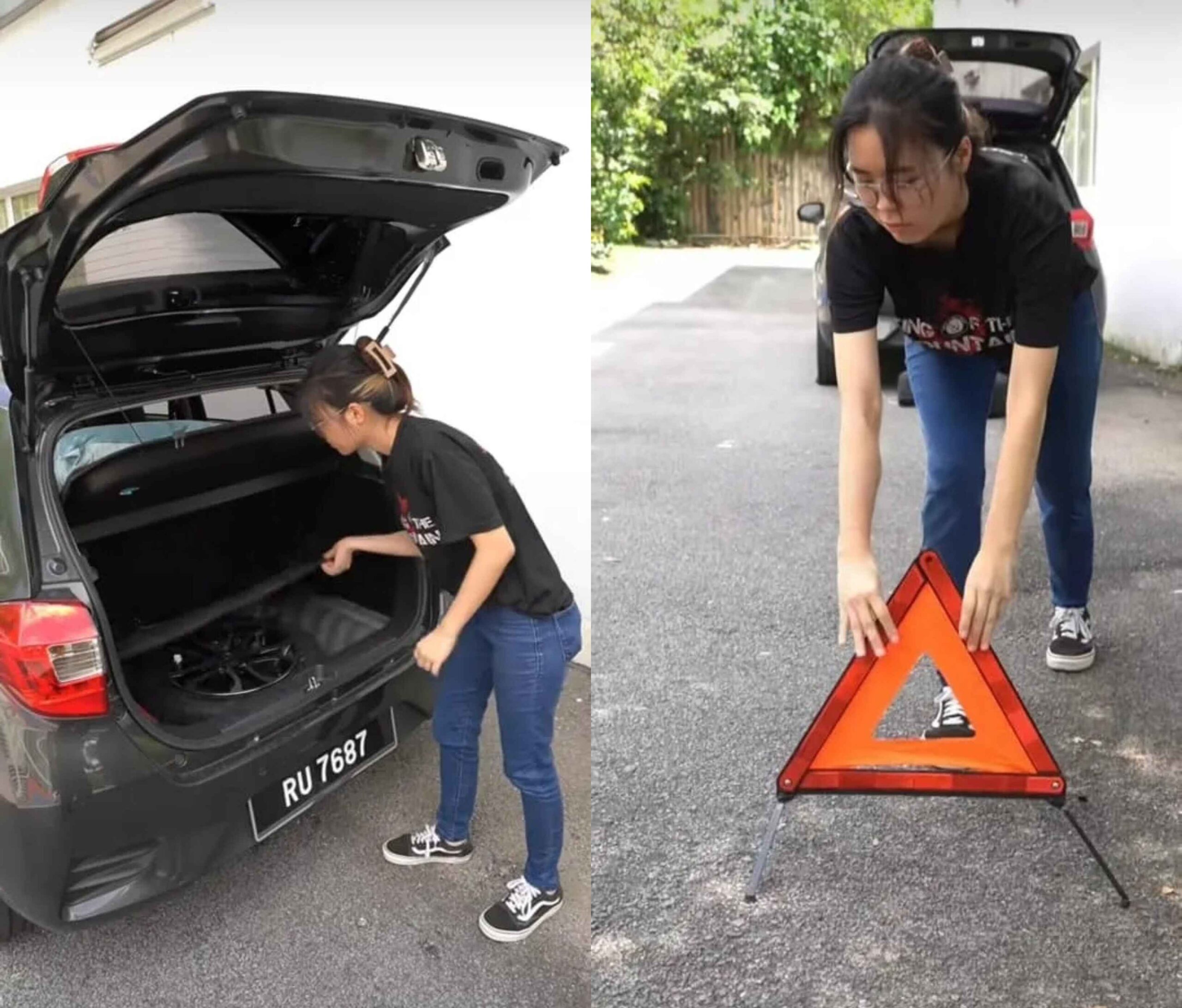 Keluarkan Tayar Spare