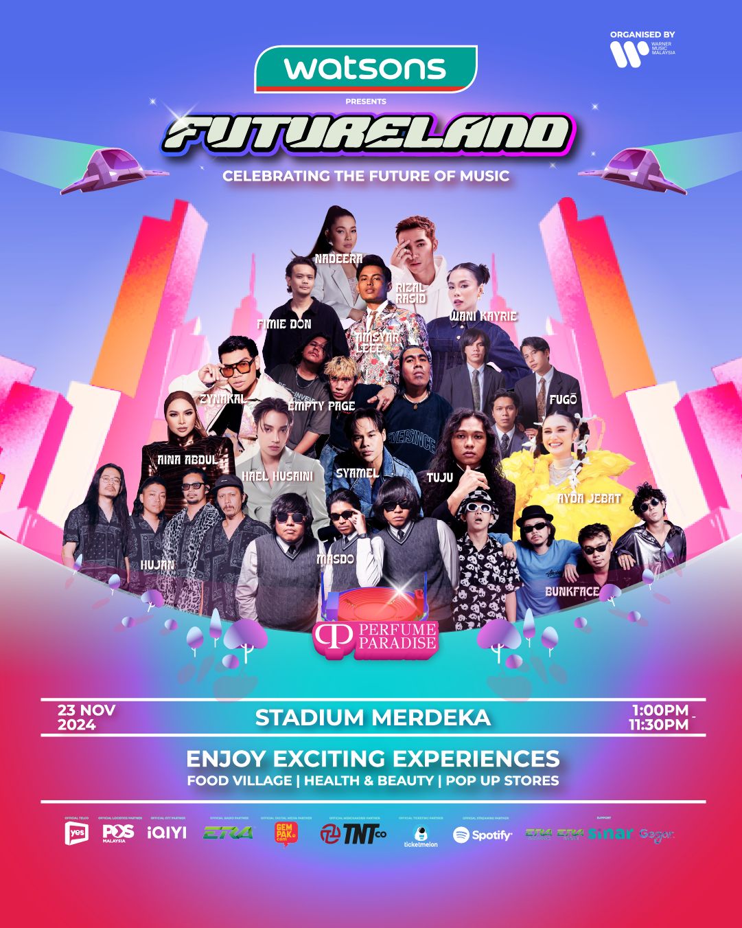 perfume paradise futureland festival