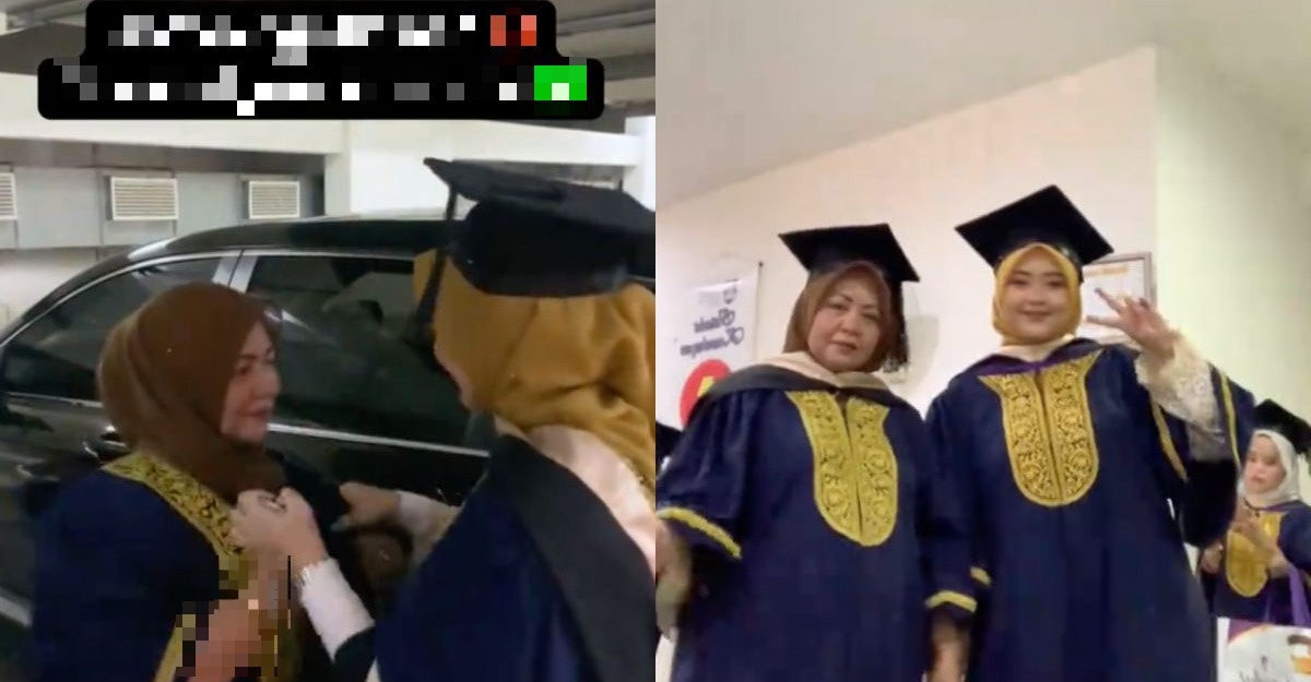 dua beranak terima ijazah