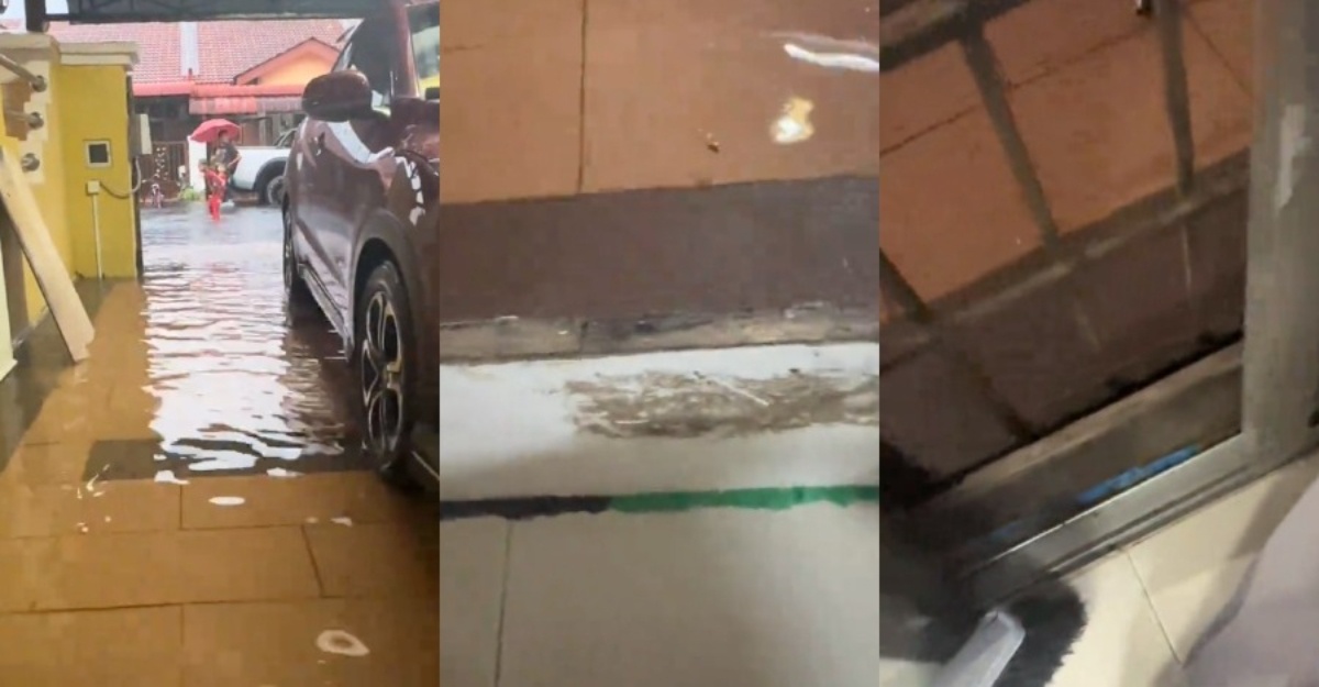 platisin air banjir rumah