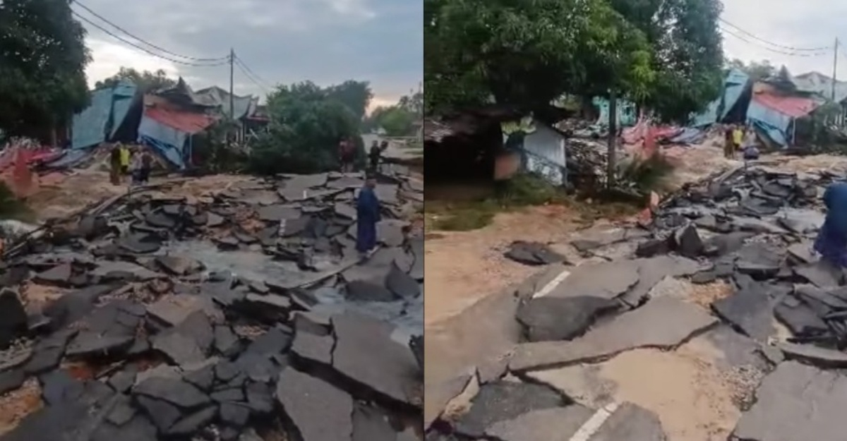 Jalan Raya Rosak Teruk