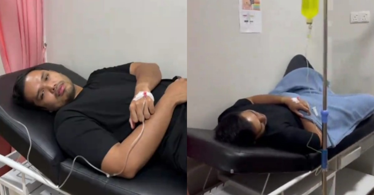 khairul aming terima rawatan