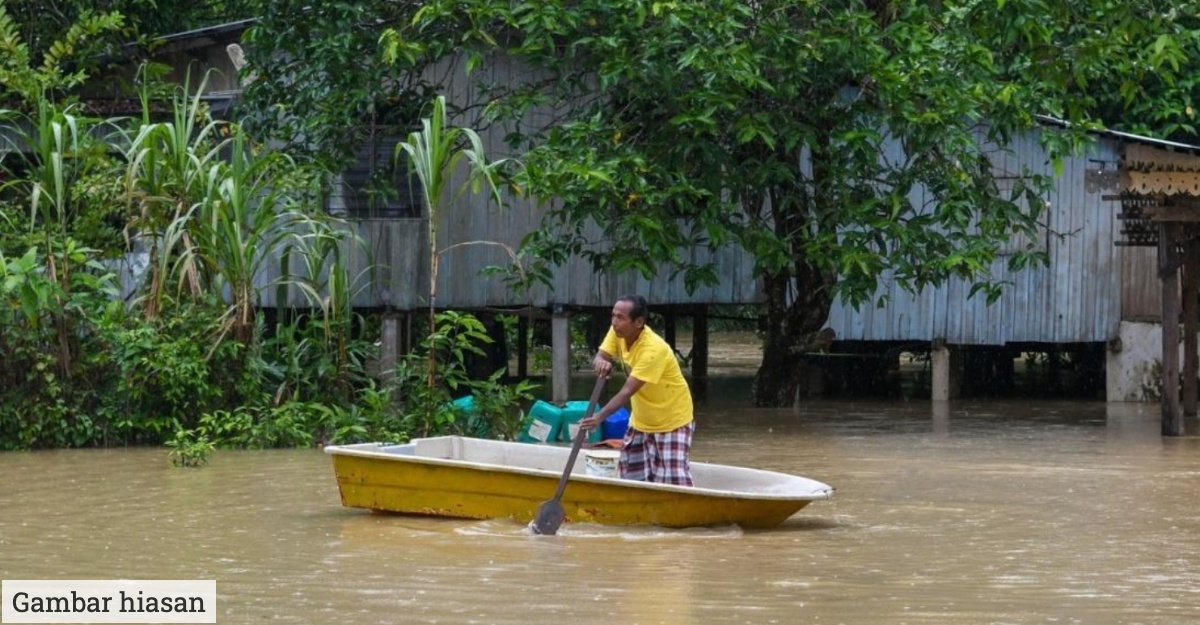 kampung kuala krai banjir