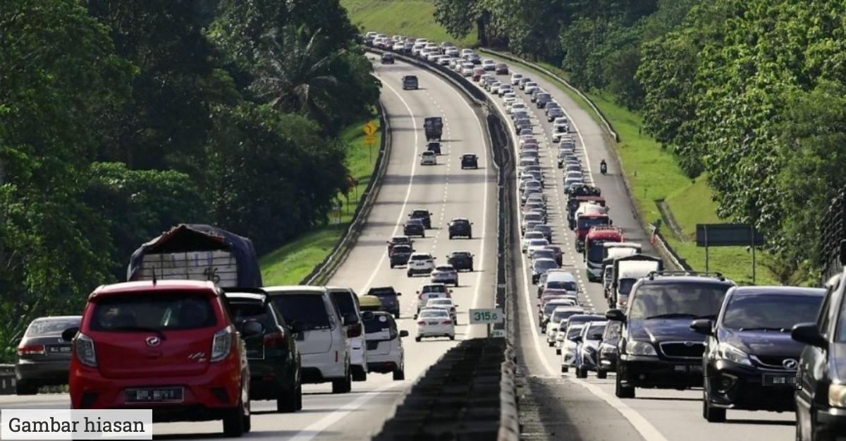 lebih 2.5 juta kenderaan
