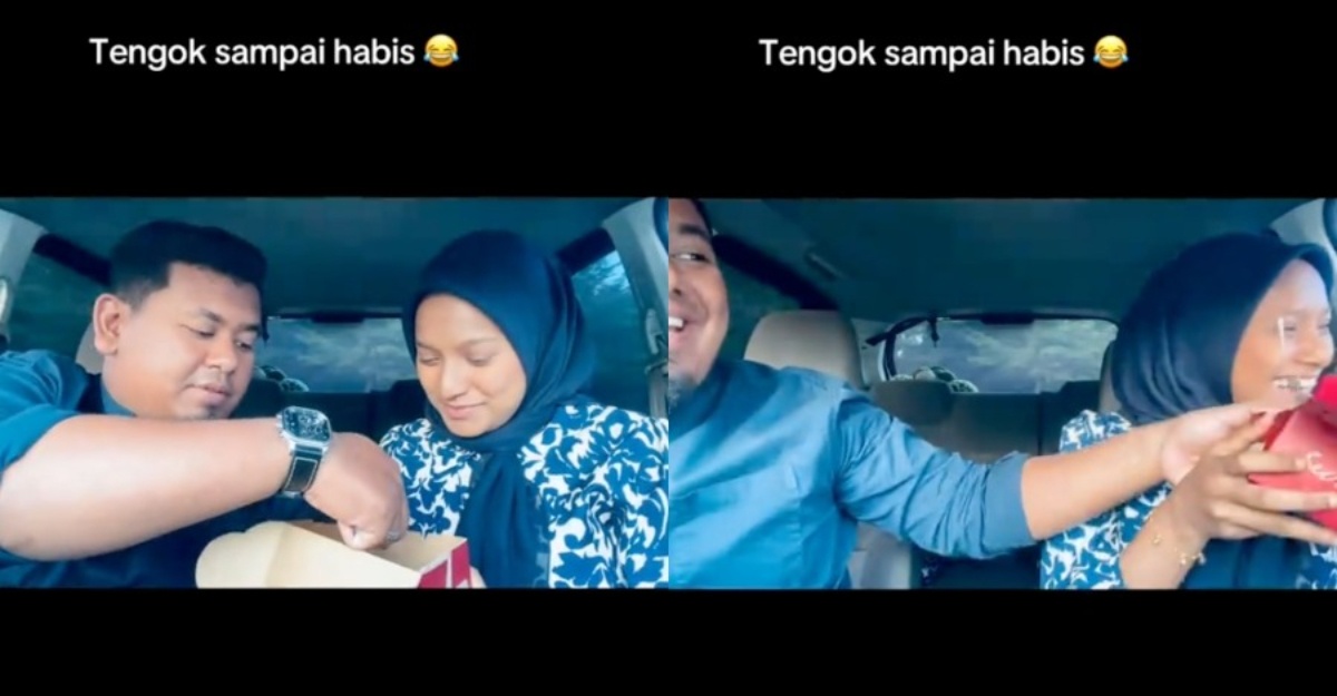 suami isteri anniversary kereta