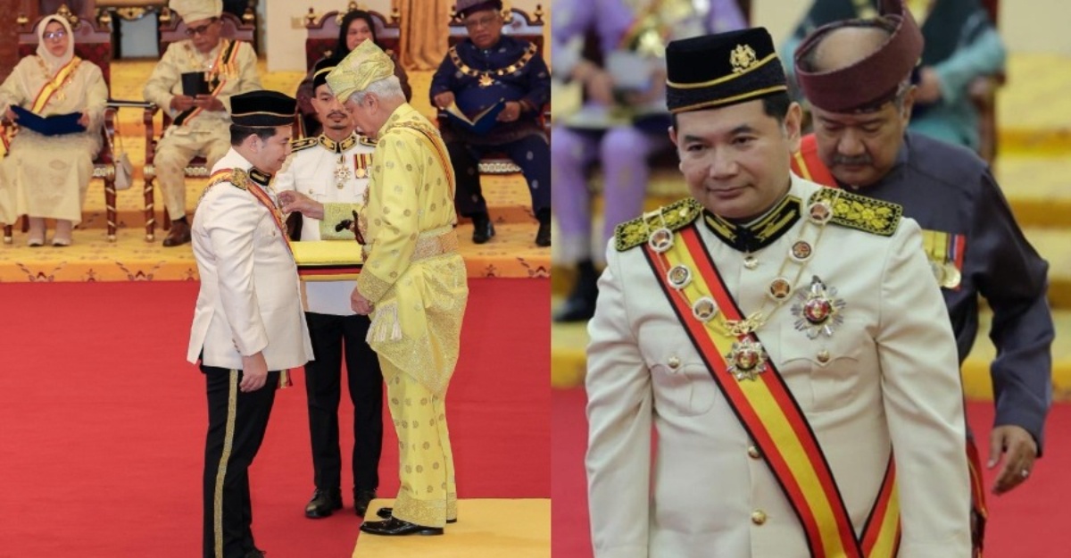 rafizi terima darjah kebesaran