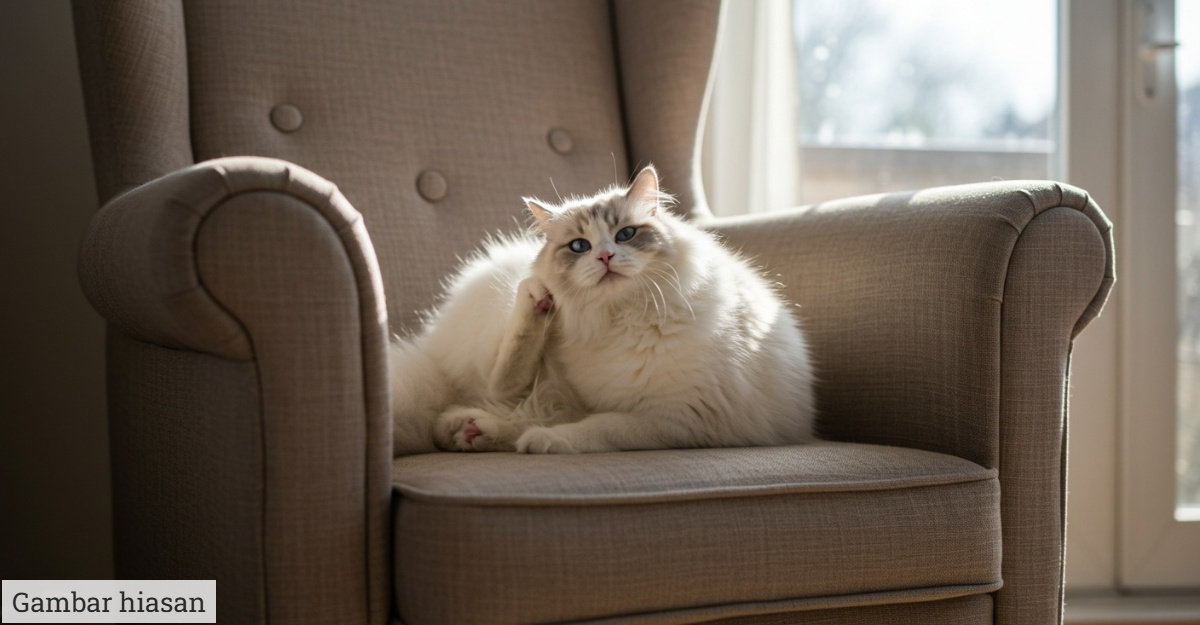 Cara Atasi Kutu Kucing Dengan Berkesan