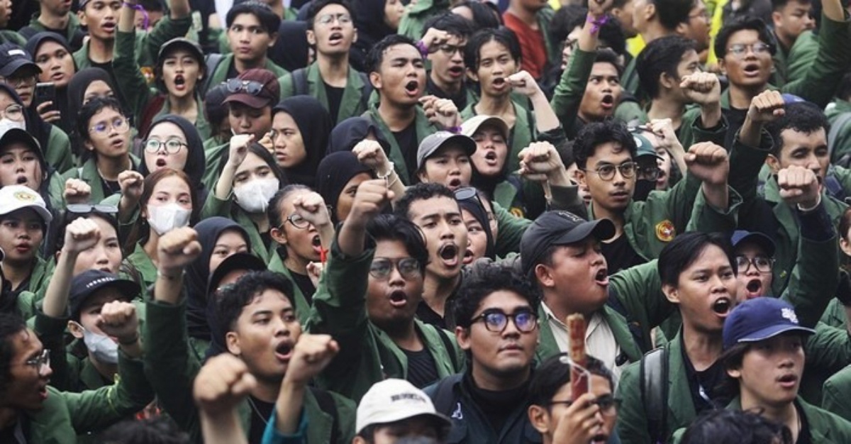 Demonstrasi Indonesia Gelap