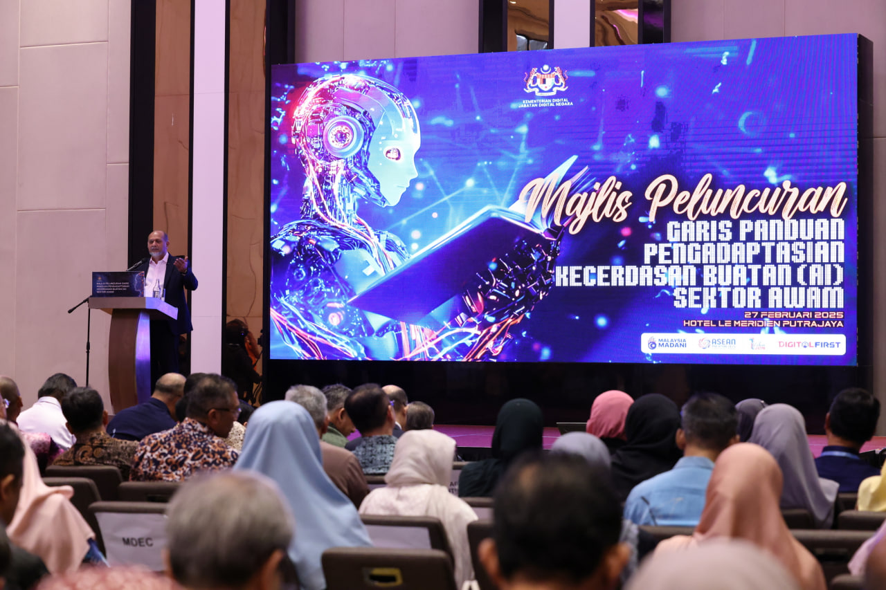 Jabatan Digital Negara Luncur Garis Panduan Pengadaptasian Kecerdasan Buatan (AI) Sektor Awam
