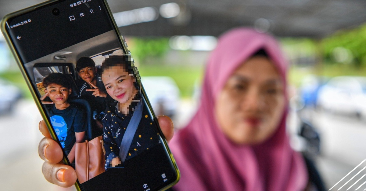 ibu mangsa kemalangan