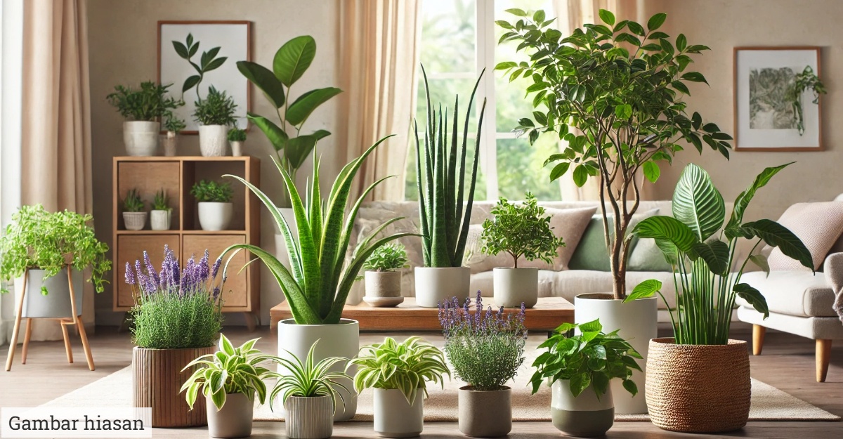 7 Tumbuhan Hiasan Dalaman Yang Meningkatkan Kesihatan