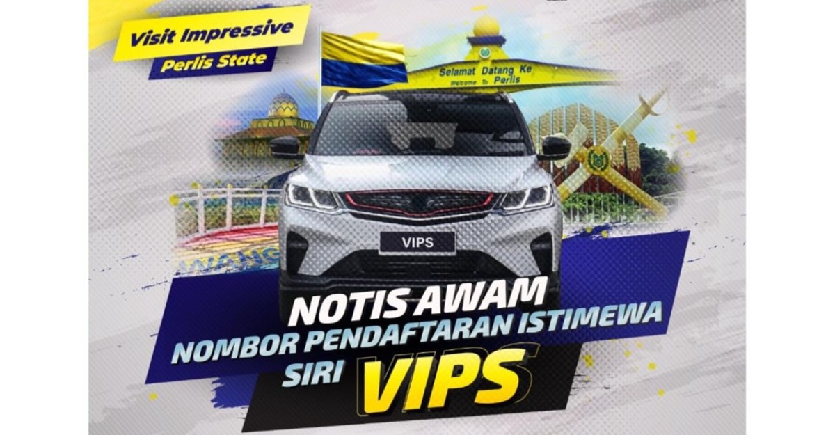 JPJ Nombor Pendaftaran "VIPS"
