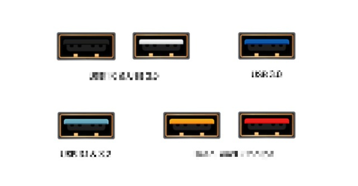 sebab warna port usb