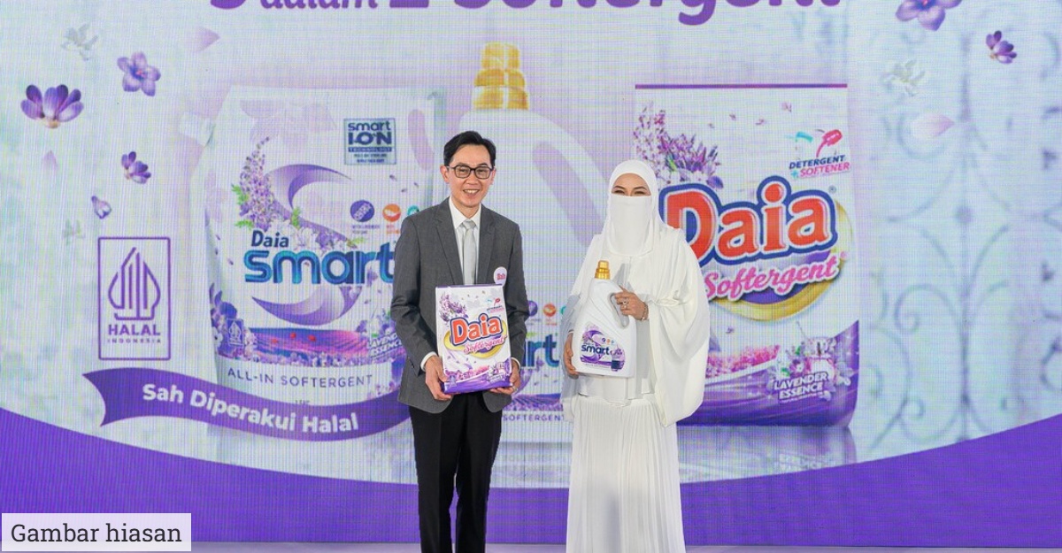 Memperkenalkan Daia 3-dalam-1 Softergent Lavender: 2X Kuasa Membersih, wangian Lavender, dan 99.9% Perlindungan Antibakteria