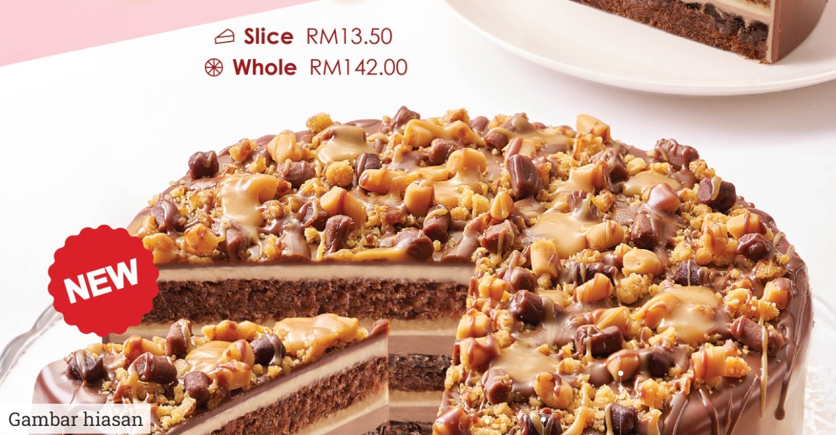 Raikan Hari Ibu dengan Kek Caramel Creme Choc Baharu dari Secret Recipe