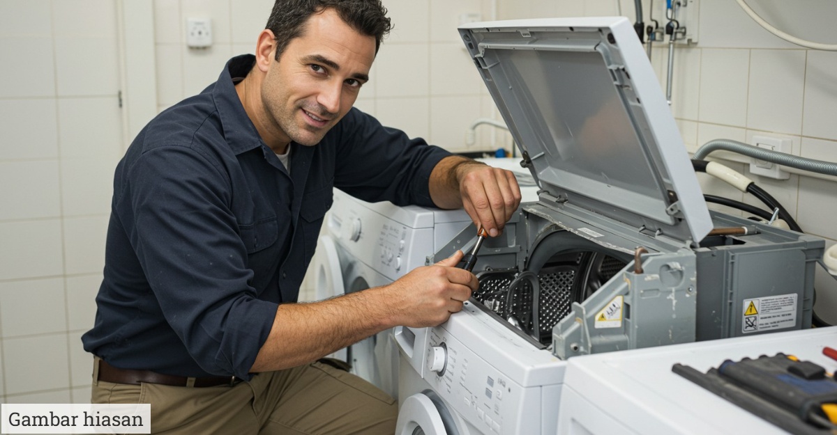7 Tabiat Biasa Penyebab Mesin Basuh Cepat Rosak