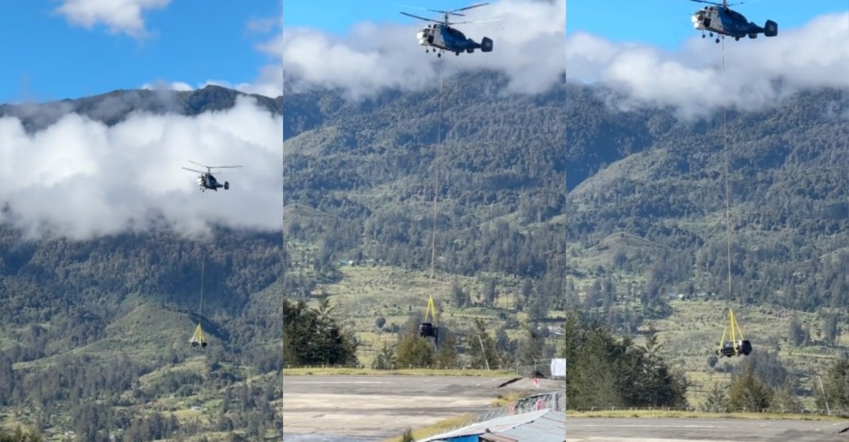 helikopter angkut kereta