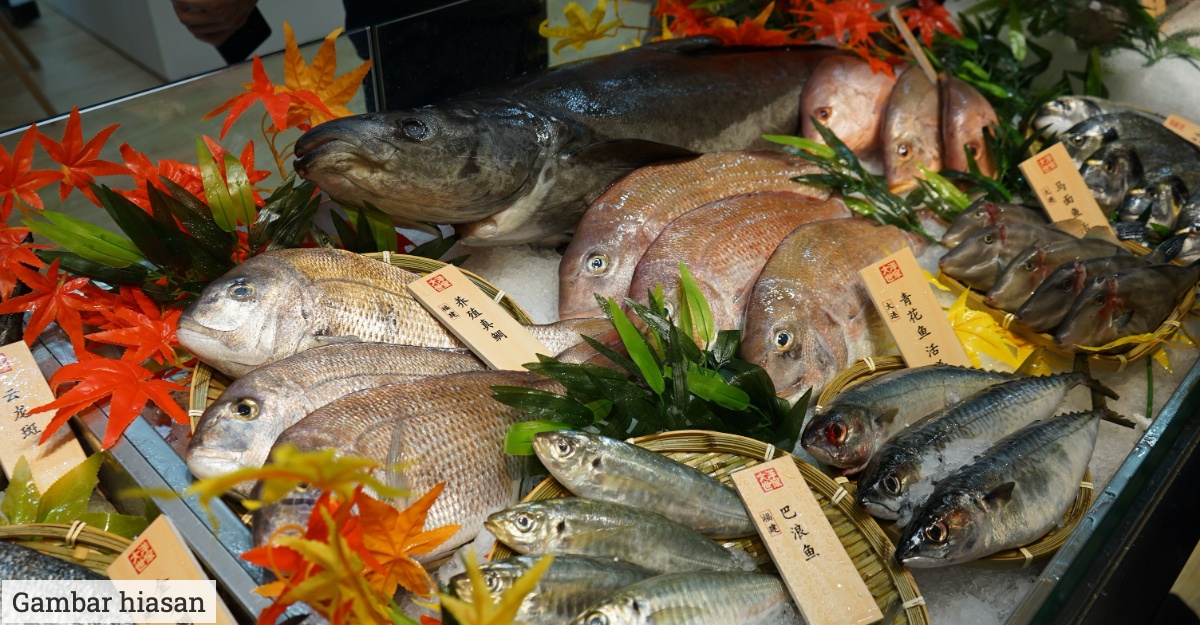 china makanan laut jepun