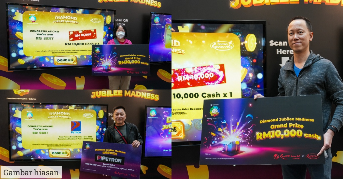 Resort World Genting Raikan Diamond Jubilee dengan Hadiah Bernilai RM300,000: Semua Pengunjung Adalah Pemenang!