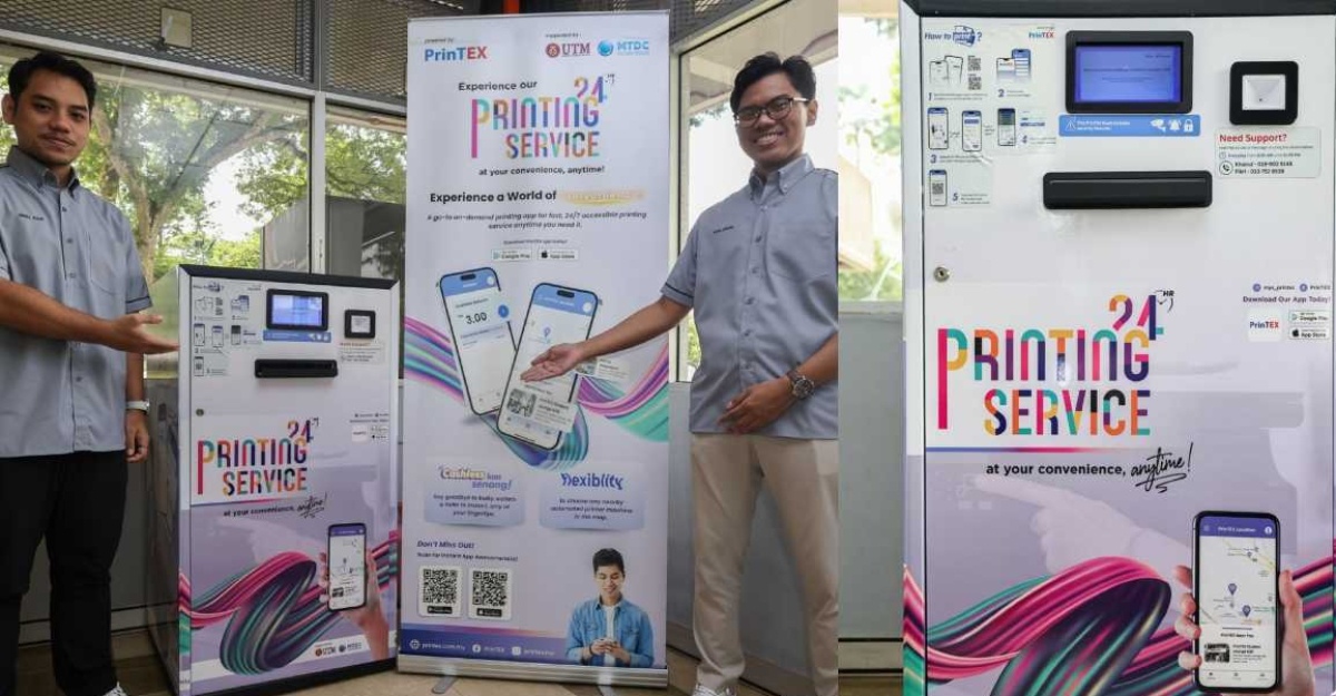 pelajar utm cipta mesin pencetak