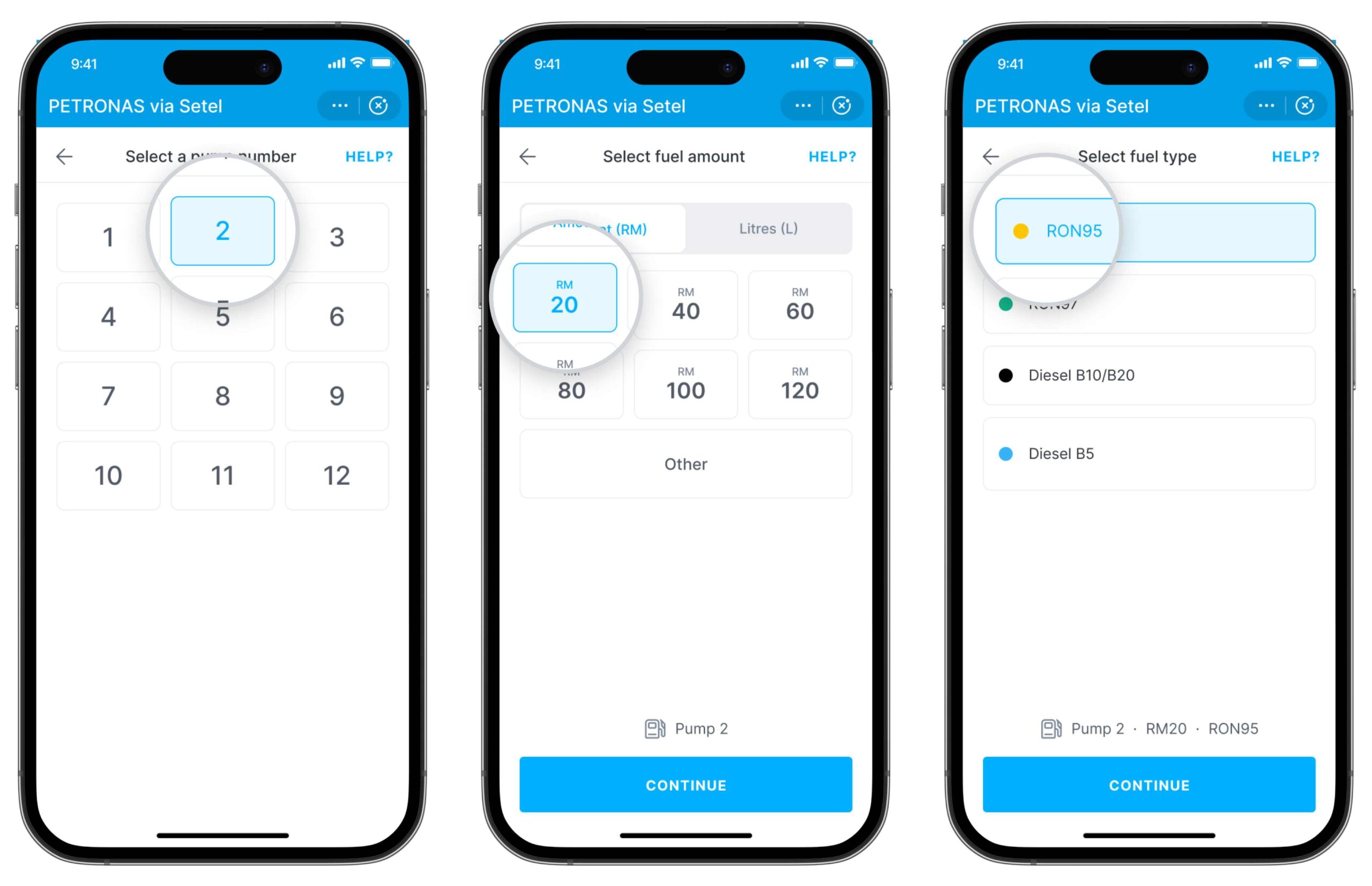 Isi Minyak Petronas TNG eWallet