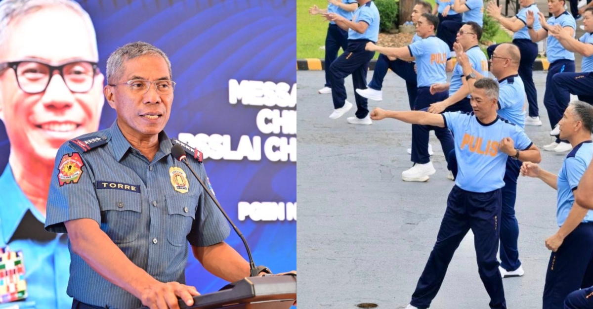 polis filipina turun berat