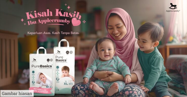 Applecrumby® Menjadi Jenama Lampin Persendirian Pertama di Dunia Meraih Paten Utiliti untuk Teras Penyerap 100% Bebas Klorin