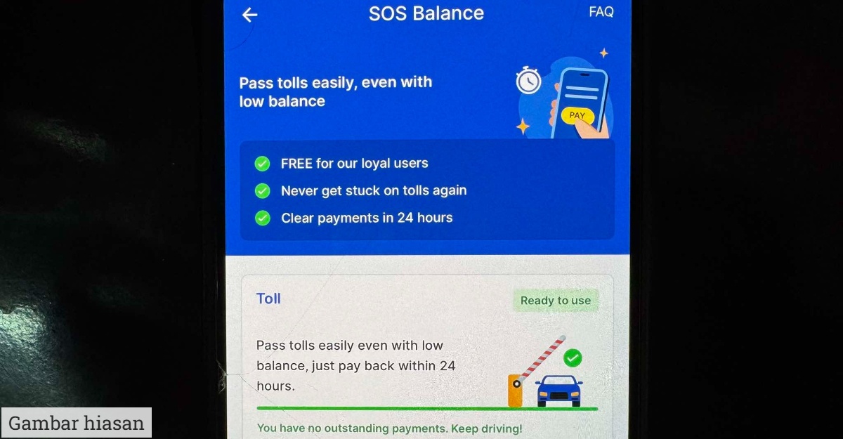 Ramai Tak Tahu: Touch ’n Go eWallet Ada Fungsi Toll SOS Balance