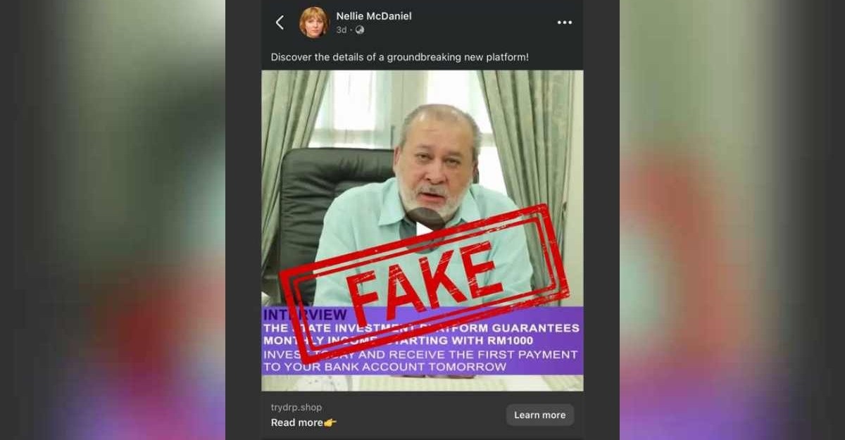 Akaun Palsu ai wajah agong