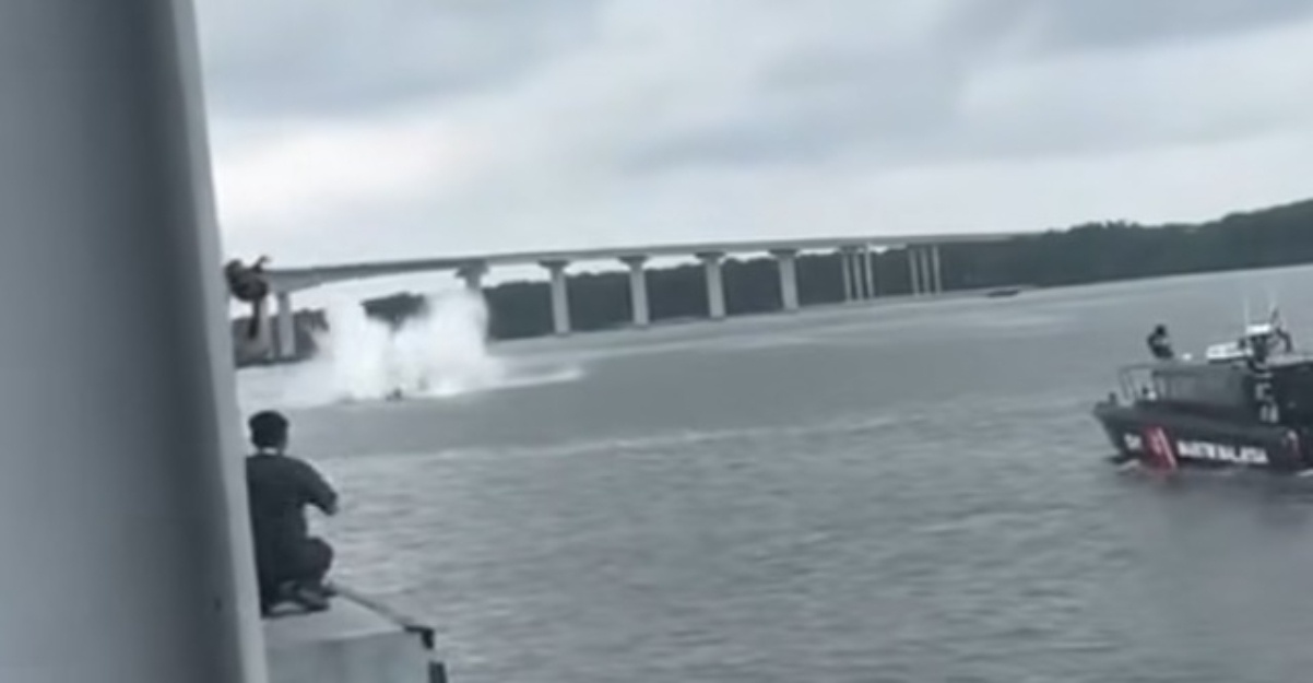 video helikopter pdrm gelang patah