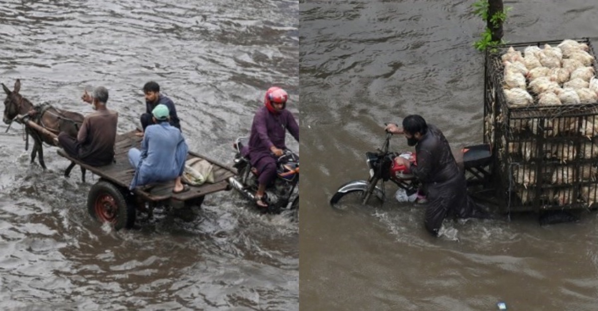 hujan lebat monsun pakistan