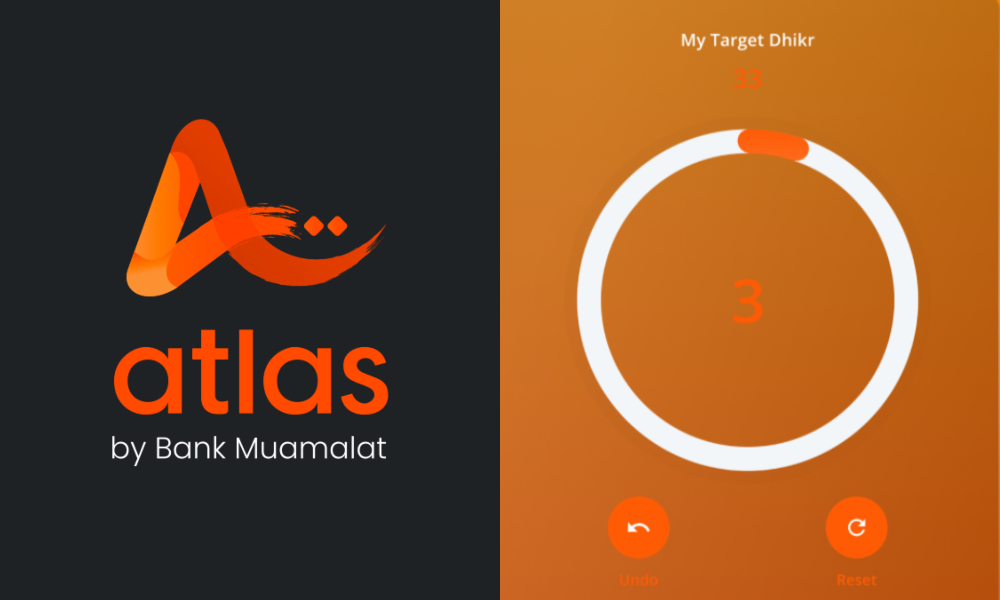 Aplikasi bank zikir counter