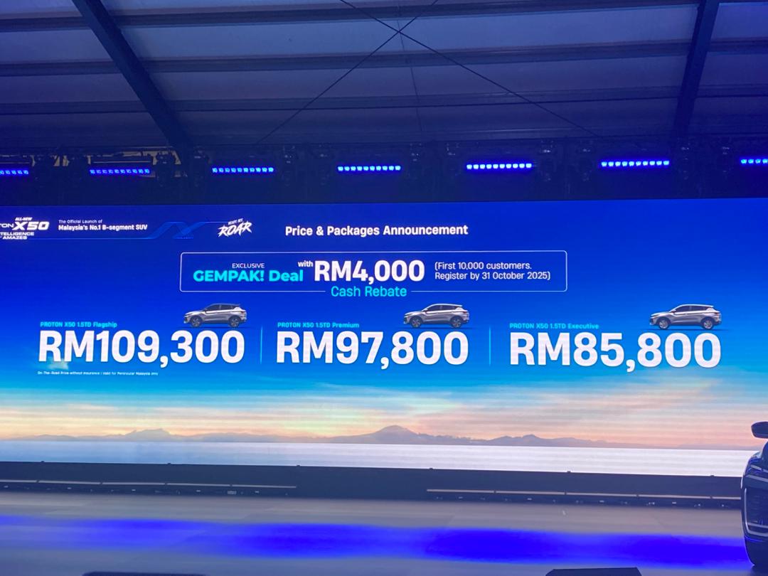proton x50 serba baharu