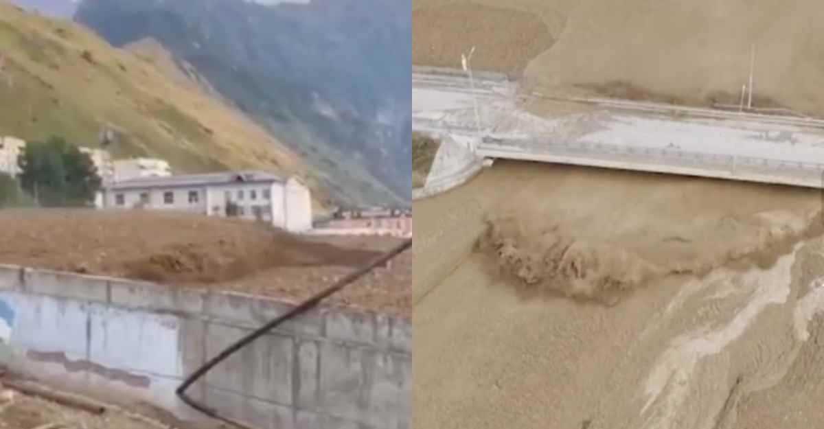 banjir lumpur landa rusia