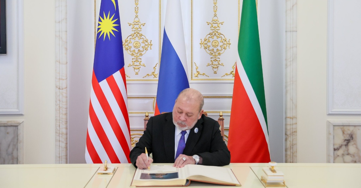 sultan ibrahim lawatan kazan