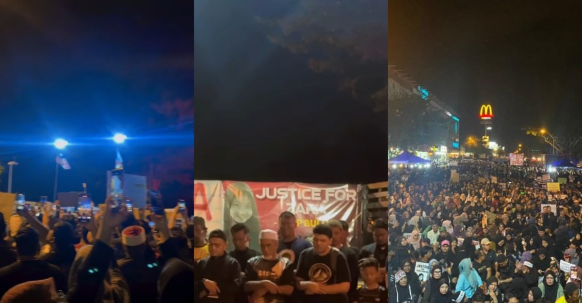 ribuan berhimpun zara qairina