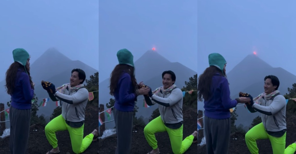 gunung berapi meletus