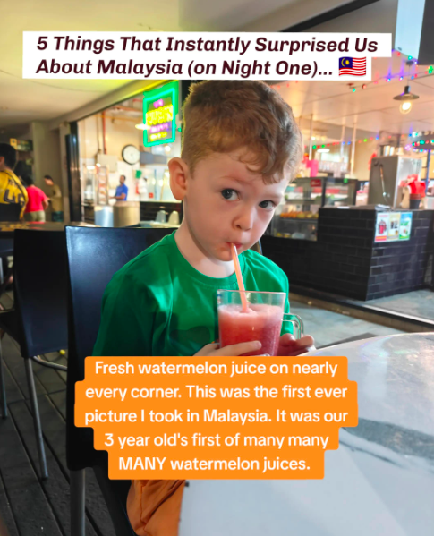 Tourists are surprised by Malaysia