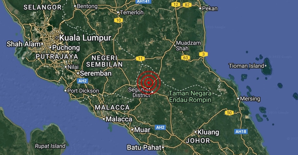 Gempa Bumi Lemah landa Segamat
