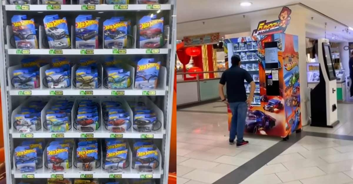 Modal vending machine hot wheels